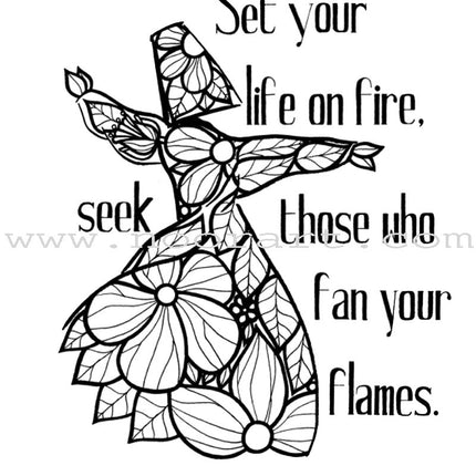 Vibrant Soul: Coloring Inspired by Rumi