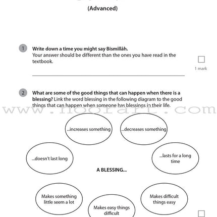 Safar Islamic Studies Workbook: Level 2