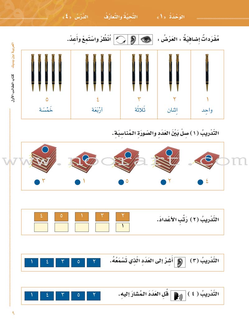 Arabic Between Your Hands Textbook: Level 1, Part 1 (with MP3 CD)