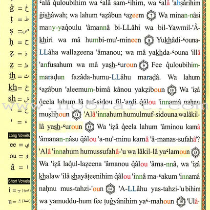 Tajweed Qur'an (Whole Qur'an, With Meaning Translation and Transliteration in English) مصحف التجويد