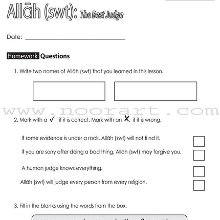 Weekend Learning Islamic Studies Workbook: Level 3 (Revised and Enlarged Edition)