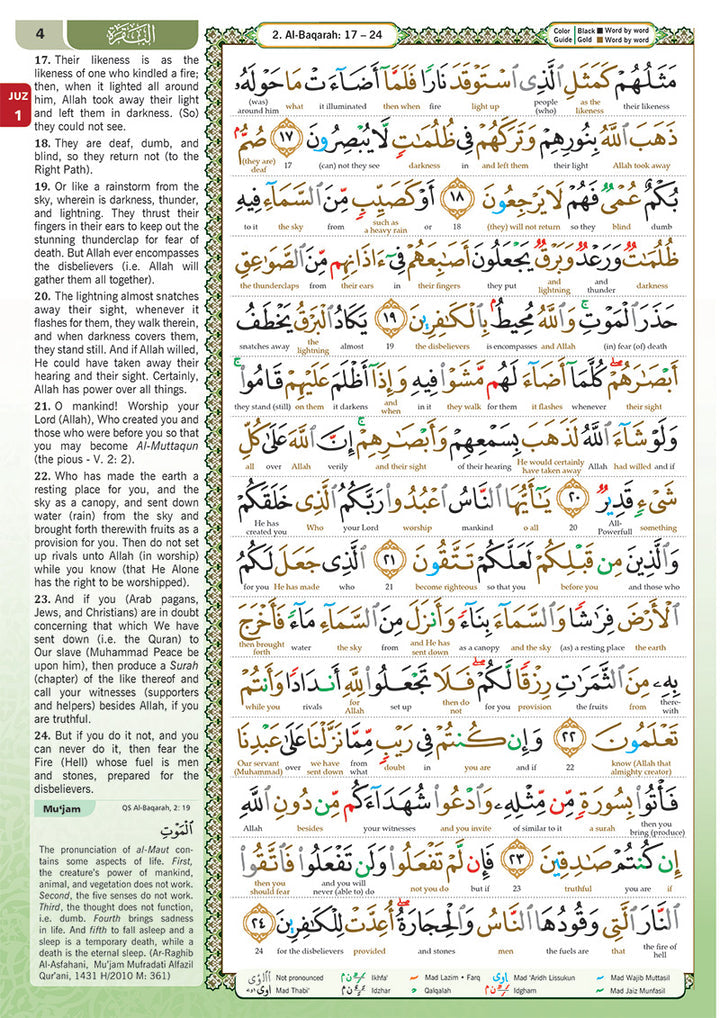 Al-Quran Al-Karim The Noble Quran Black-Small Size A5 (21x15 cm)|Maqdis Quran
