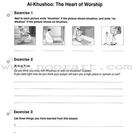 I Love Islam Worksheets/Workbook: Level 5