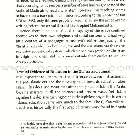 A Social History Of Education In The Muslim World (From the Prophetic Era to Ottoman Times)