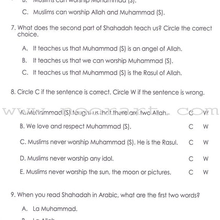 Weekend Learning Islamic Studies Workbook: Level 1 (Revised and Enlarged Edition)