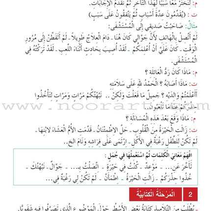 Al Amal Series Workbook: (Level 6, Old Edition) سلسلة الأمل كتاب التمارين