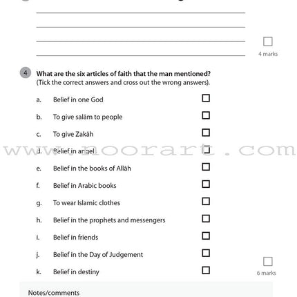 Safar Islamic Studies Workbook: Level 2