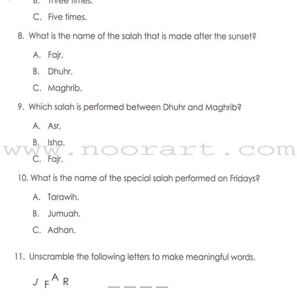 Weekend Learning Islamic Studies Workbook: Level 1 (Revised and Enlarged Edition)