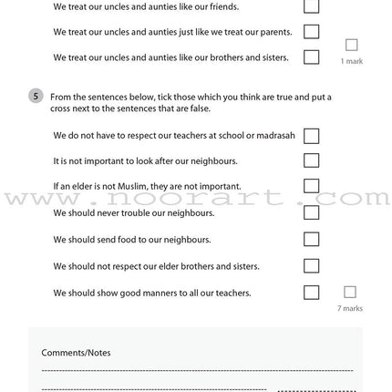 Safar Islamic Studies Workbook: Level 3