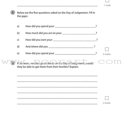 Safar Islamic Studies Workbook: Level 4