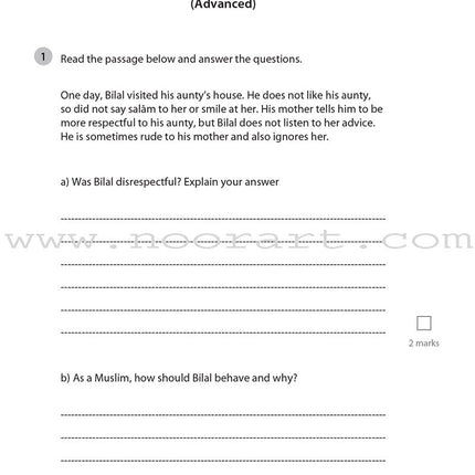 Safar Islamic Studies Workbook: Level 3