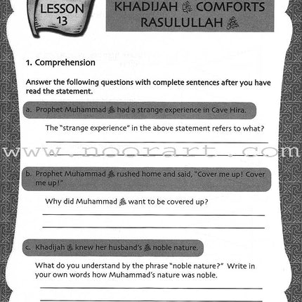 Sirah of Our Prophet Workbook Level 5