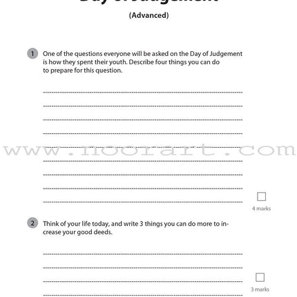 Safar Islamic Studies Workbook: Level 4