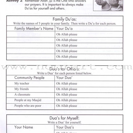 We Are Muslims Workbook: Grade 4