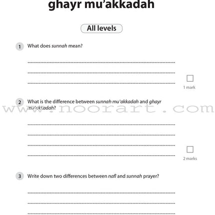Safar Islamic Studies Workbook: Level 5