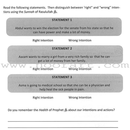 Sirah of Our Prophet Workbook Level 6