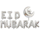 Eid Mubarak Foil Balloon Kit - Silver
