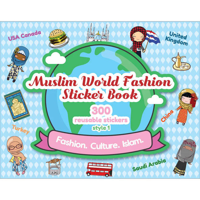 Muslim World Fashion Sticker Book - Style 1