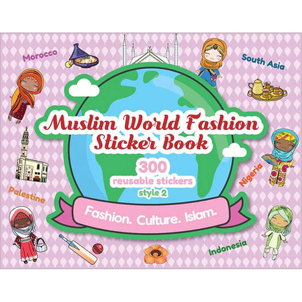 Muslim World Fashion Sticker Book -  Style 2