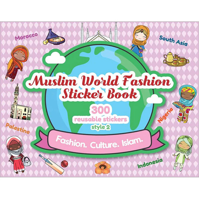 Muslim World Fashion Sticker Book -  Style 2
