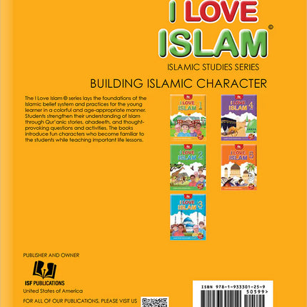 I Love Islam Workbook: Level 1 (Second Edition)