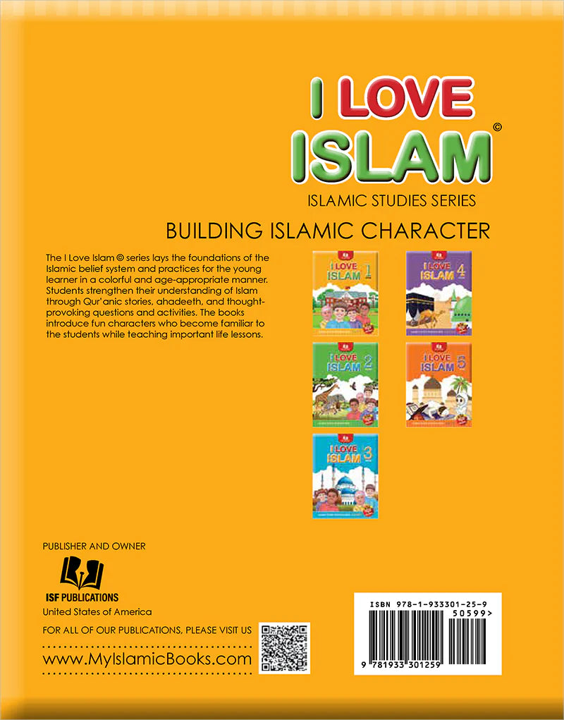 I Love Islam Workbook: Level 1 (New Version)