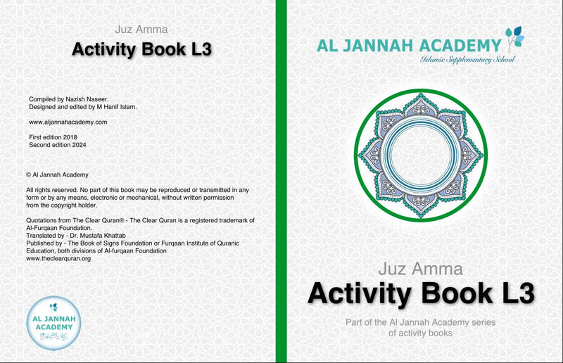 Juz Amma Activity Book L3