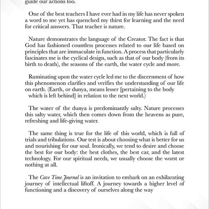 Cave Time Journal