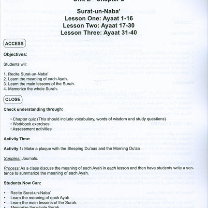 I Love Islam Teacher/Parent Guide: Level 4