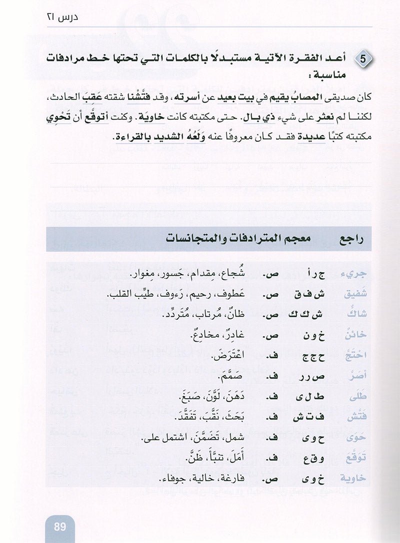 Arabic is the Language of Tomorrow - Vocabulary Development: Part 1 العربية لغة الغد : تنمية المفردات الجزء الأول