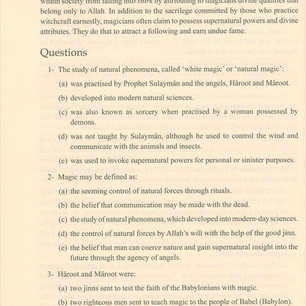 Islamic Studies: Book 3