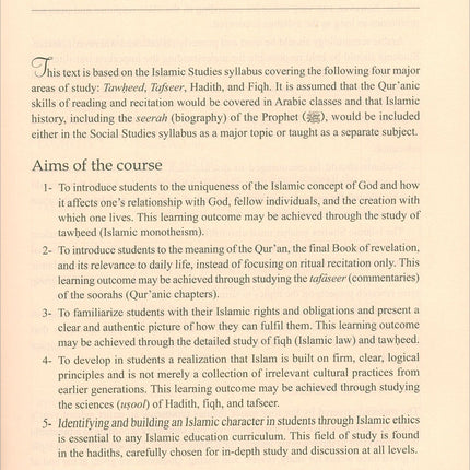 Islamic Studies: Book 4