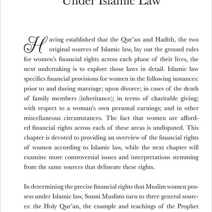 The Wealth of Women: Understanding Islamic Financial Laws