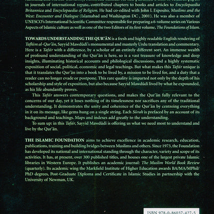 Towards Understanding the Qur'an: Tafhim al-Qur'an, Volume 9 (Paperback)