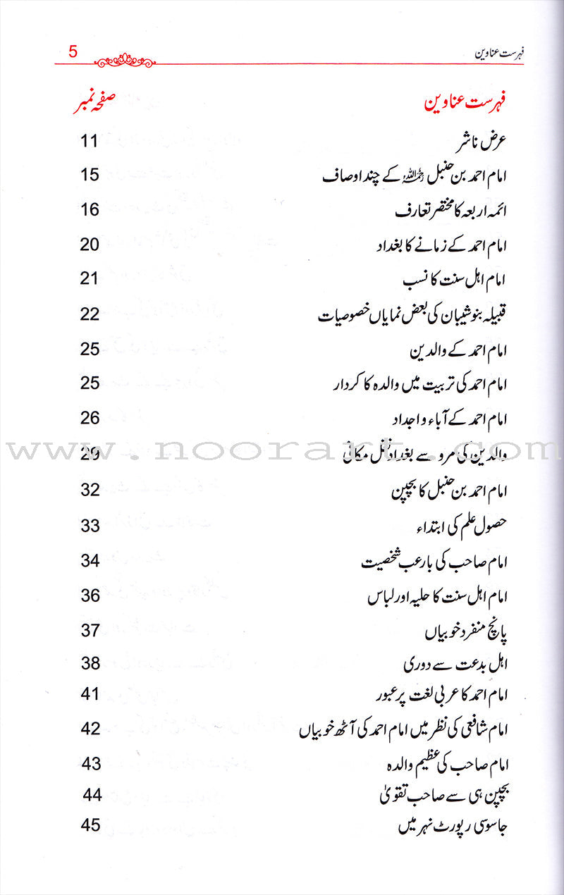 Imam Ahmad bin Hanble (urdu) إمام أحمد بن حنبل