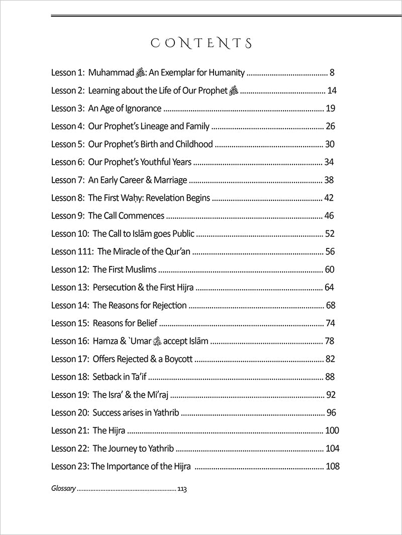 The Life of the Prophet صَلَّى اللّٰهُ عَلَيْهِ وَسَلَّمَ (Makka Period)