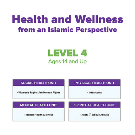 Health and Wellness - from an Islamic Perspective, Level 4