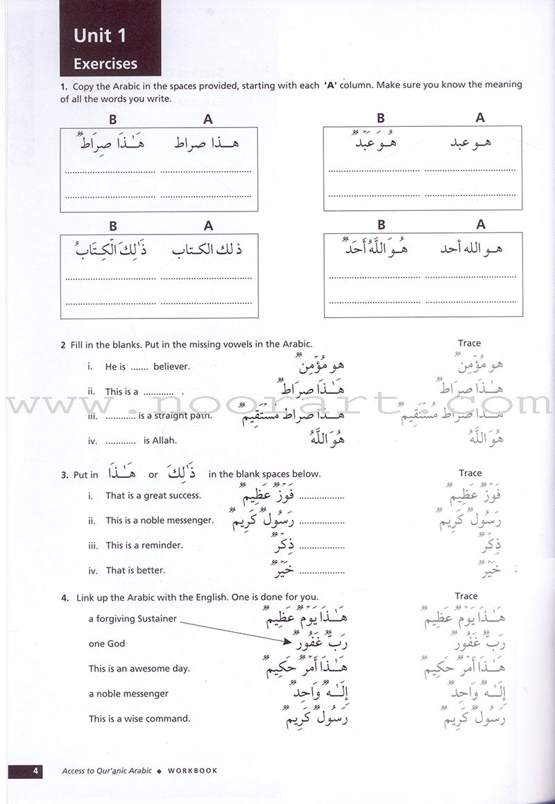 Access to Qur'anic Arabic (3 Books with 4 CDs)