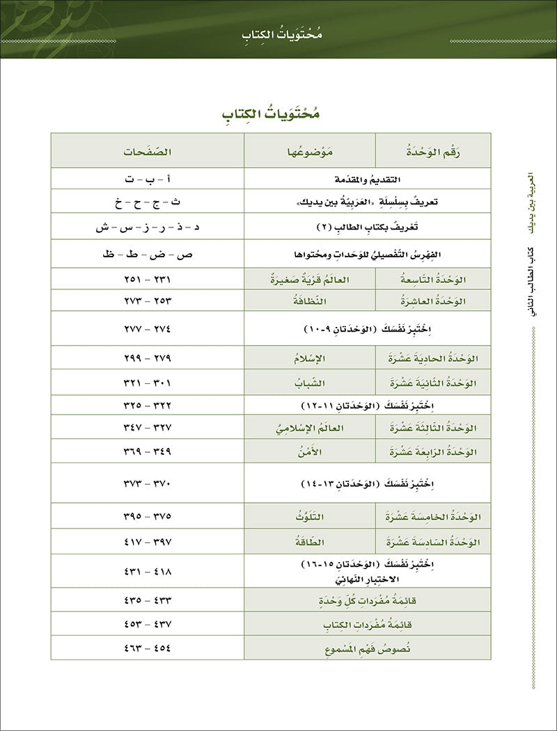 Arabic Between Your Hands Textbook: Level 2, Part 2 (with MP3 CD)