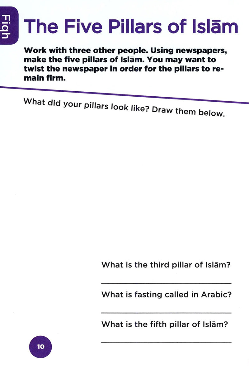An Nasihah Islamic Curriculum Workbook 1