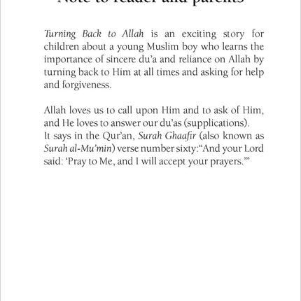 Turning Back to Allah Sulaiman's Caving Calamity