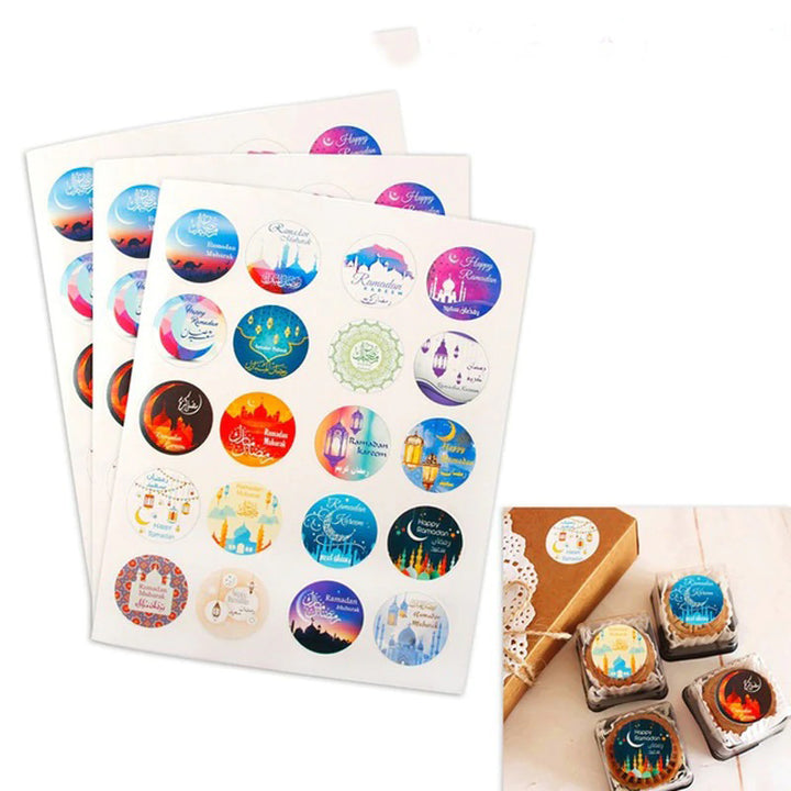 Ramadan Mubarak Stickers - Assorted