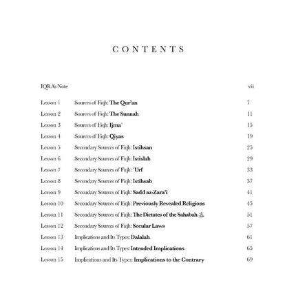 The Principles of Islamic Jurisprudence - Usul ul-Fiqh أصول الفقه الإسلامي