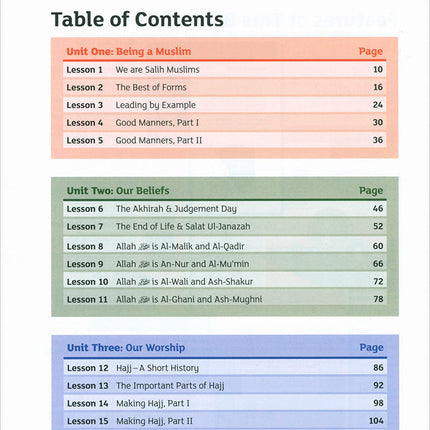 IQra' Wise (Weekend Islamic School Excellence) Textbook: Grade six