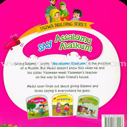 Say Assalamu Alaikum (Taqwa Building Series)