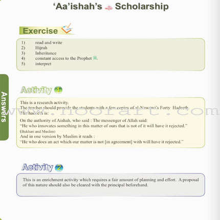 ICO Islamic Studies Teacher's Manual: Grade 8, Part 2