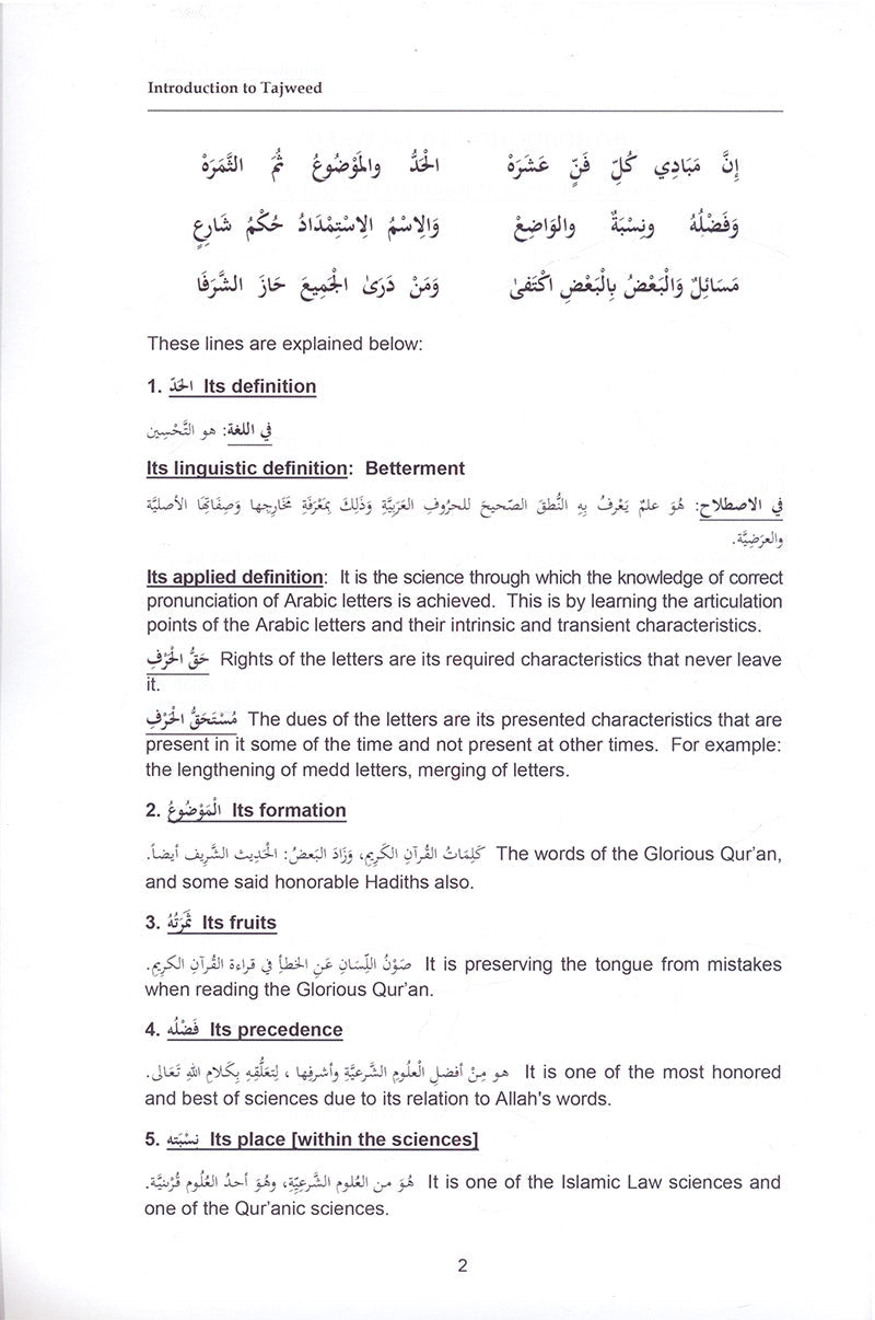 Tajweed Rules of the Qur'an: Part 1