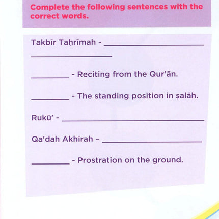 An Nasihah Islamic Curriculum Workbook 3