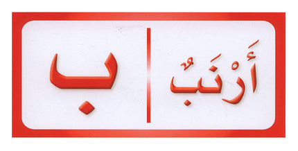 Sanabel Domino Flash Card: Letters, Pictures and Words, 3 sets دومينو ( الحروف، الصور ، الكلمات )