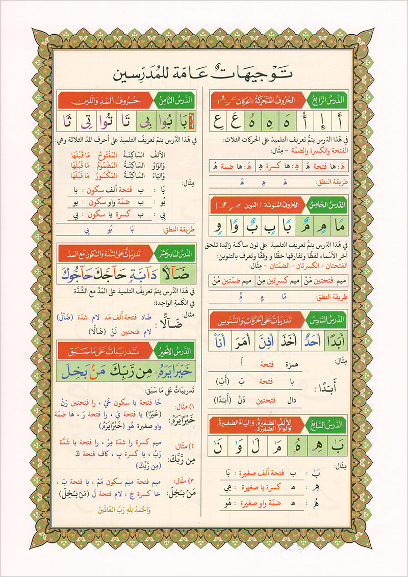 Al-Qaida Al-Nouraniyah and its Applications to Al-Zahra’ II: Surat Al-Imran القاعدة النورانية وتطبيقاتها على الزهراء الثانية - سورة آل عمران